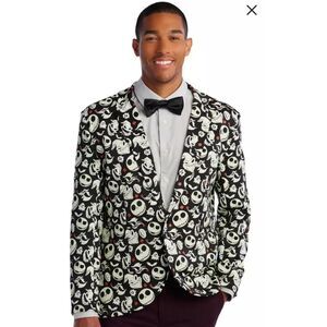 Disney Tim Burton's The Nightmare Before Christmas Glow in the Dark Half Suit XL